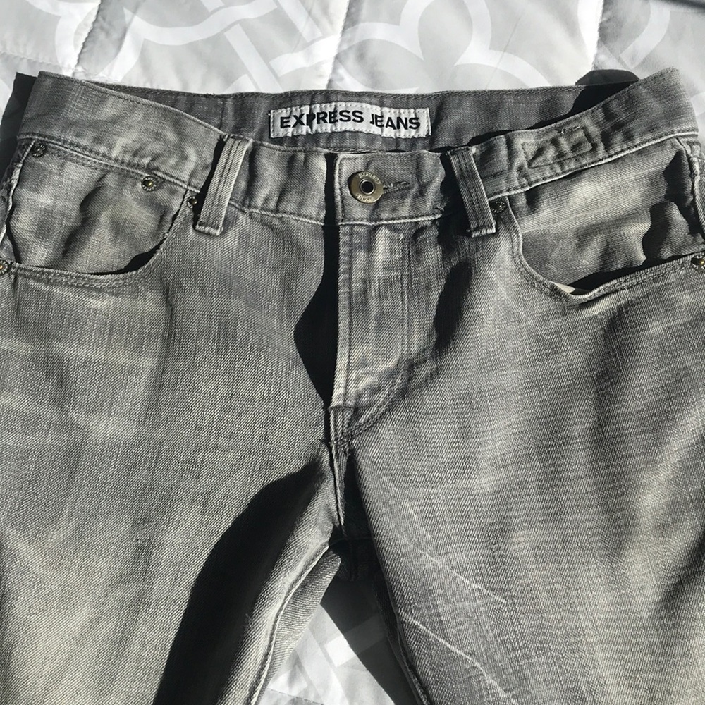 Men’s Express Rocco EUC Grey Slim Jean